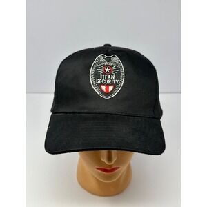 Nissin Titan Security Hat Trucker Cap Black Snapback V5